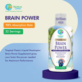 Tropical Oasis Brain Power, escena-en-mesa: uso en escritorio para claridad.