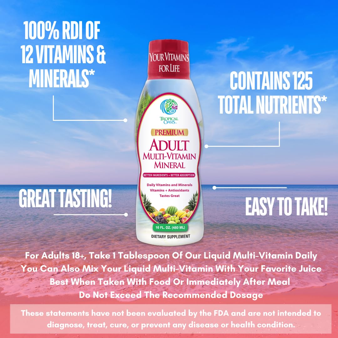 Tropical Oasis concentrado 4:1: fórmula para mejor absorción