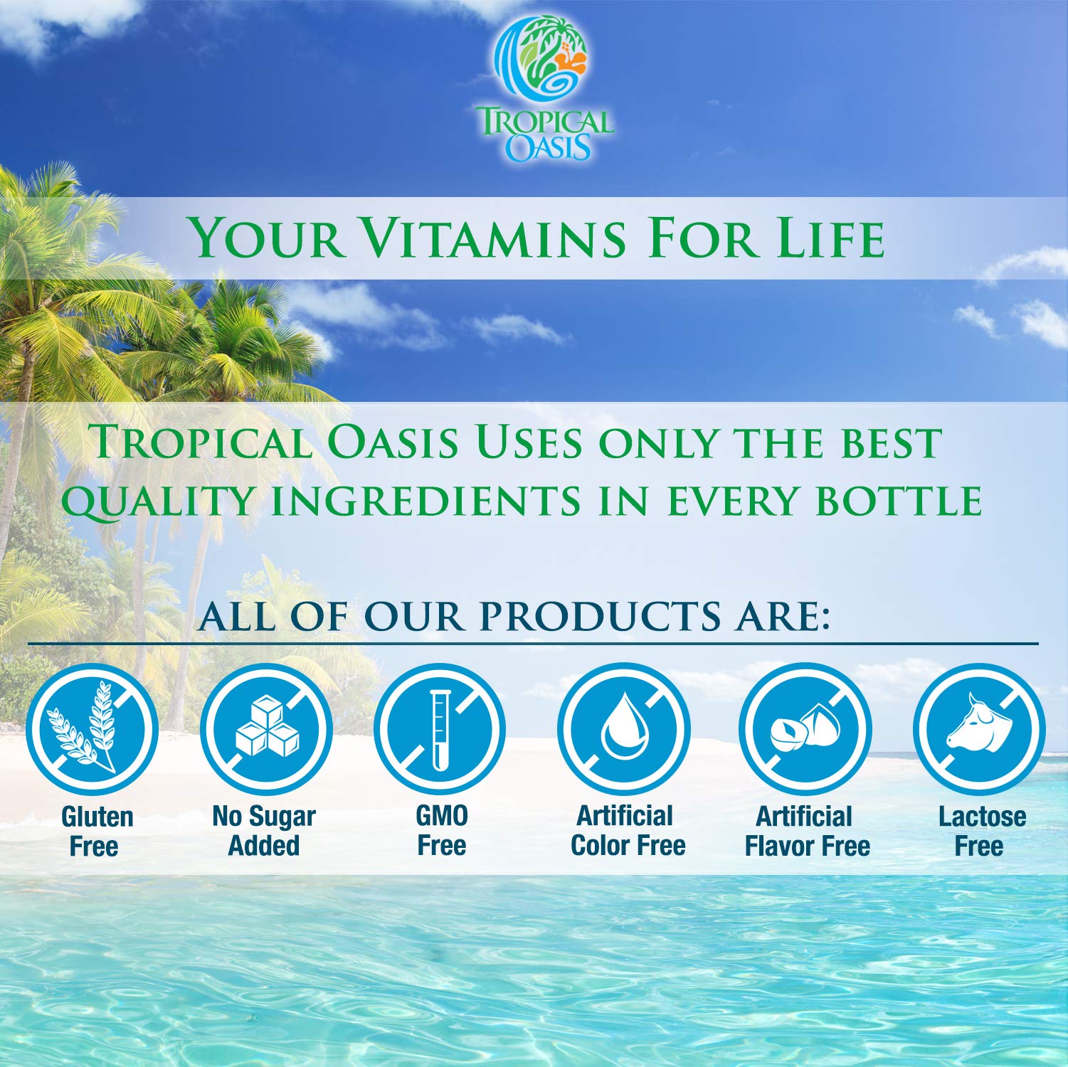 Tropical Oasis Joint Complete Premium Plus servir en vaso facilita toma rápida.