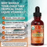 Producto Tropical Oasis Vitamina C para niños de 1 a 3 años y una gota diaria