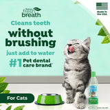 TropiClean Fresh Breath: uso diario en el tazón del gato para defensa contra placa