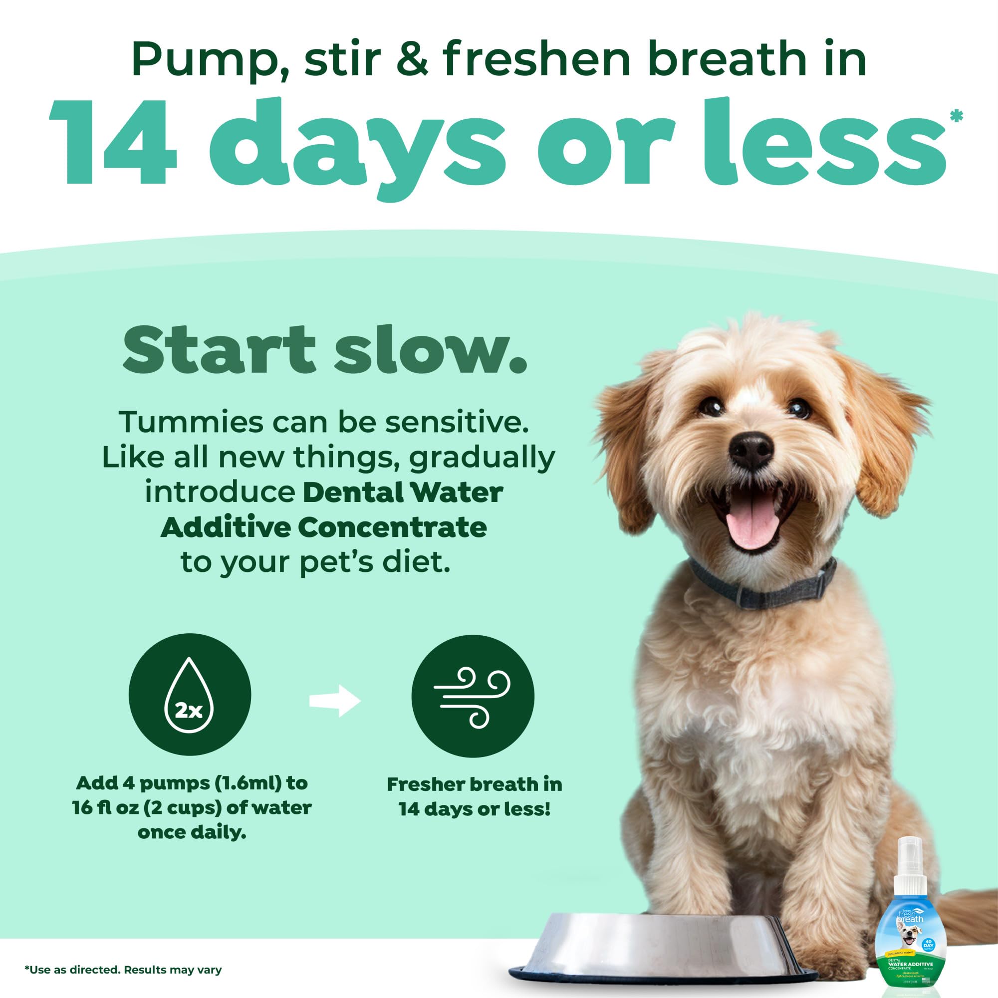 TropiClean dientes y boca saludable-perro: apoya la salud bucal general sin cepillado.