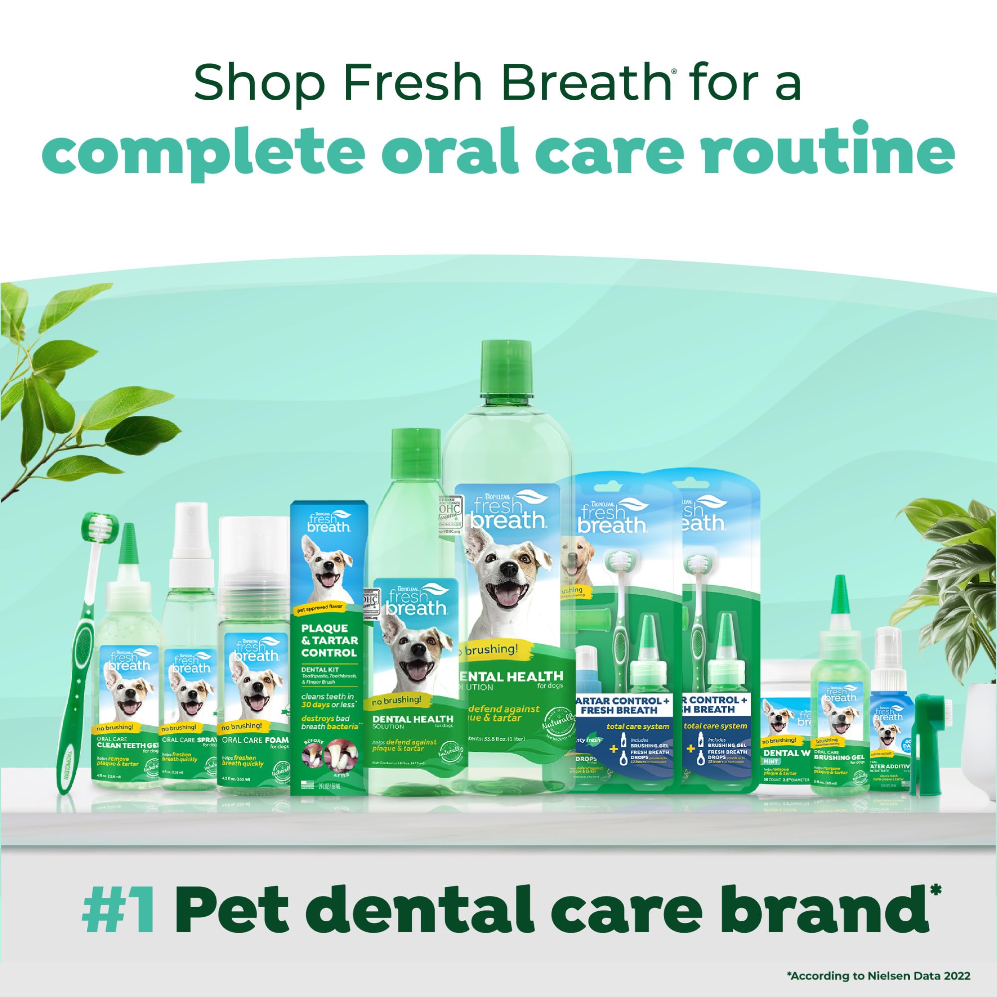 TropiClean olor-neutro-aliento-perro: aroma suave tras cada dosis.