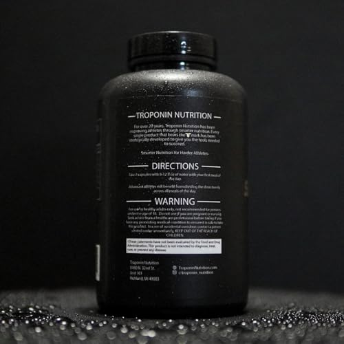 Troponin Suppressor Max GDA: cápsulas en primer plano, mayor absorción con caprate para uso diario.