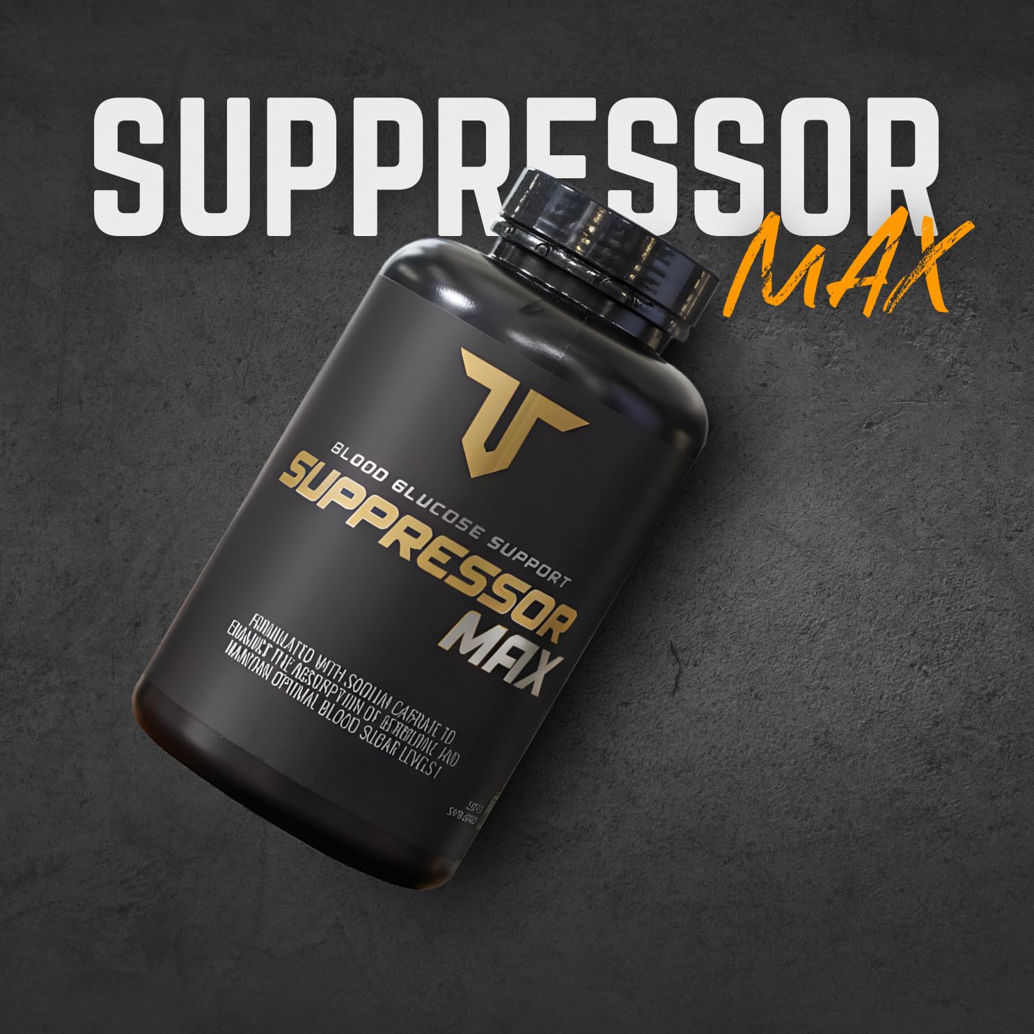 Troponin Suppressor Max GDA: frente de la caja con diseño limpio y claro.