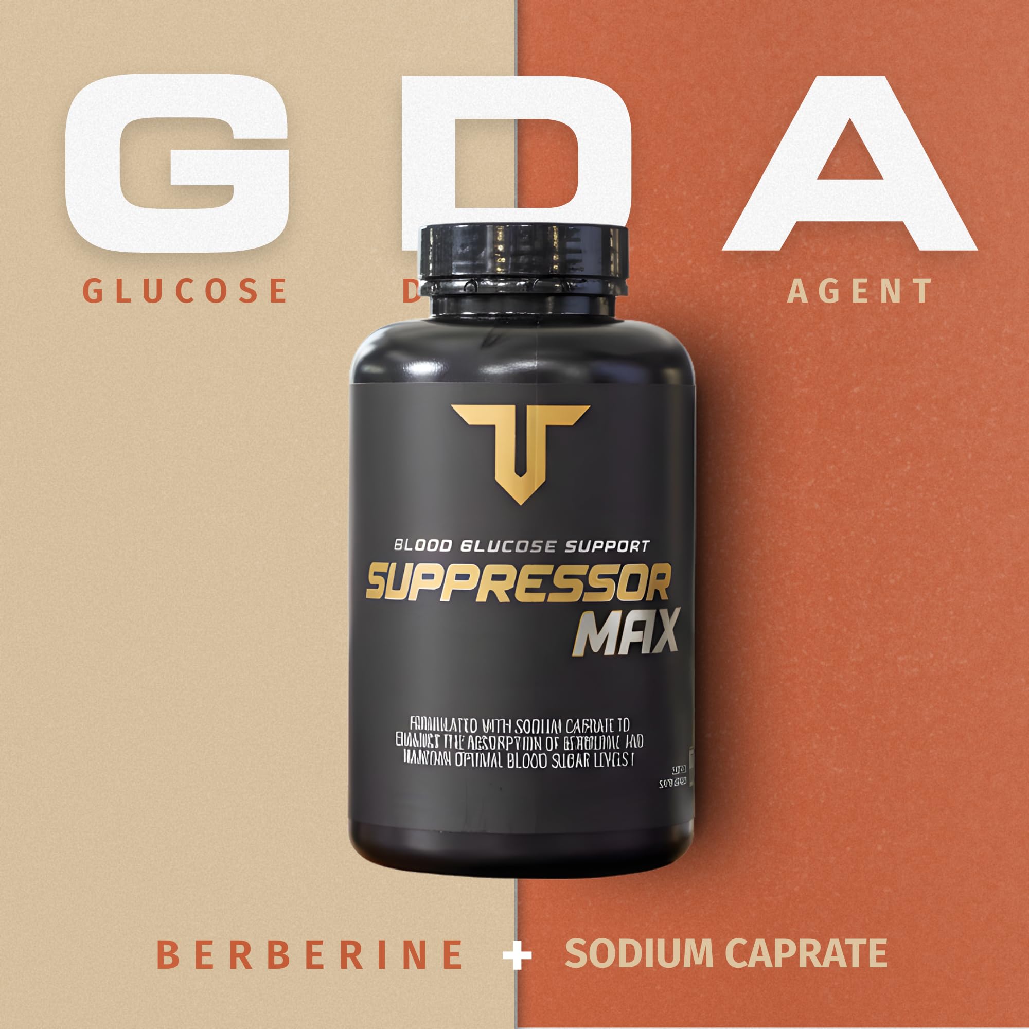 Troponin Suppressor Max GDA: pila de cápsulas listas para consumir en cualquier momento.