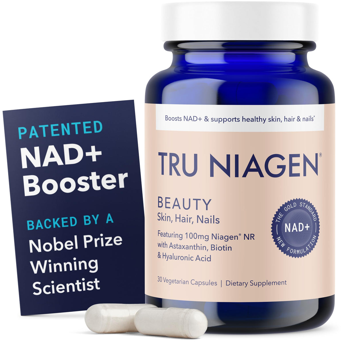 TRU NIAGEN Belleza NAD bote: energía celular para piel radiante