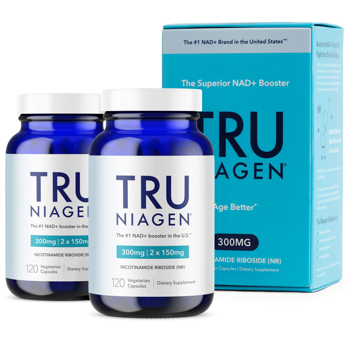 TRU NIAGEN botella de cápsulas para energía celular diaria