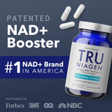 TRU NIAGEN PRO capsules being poured for daily intake.