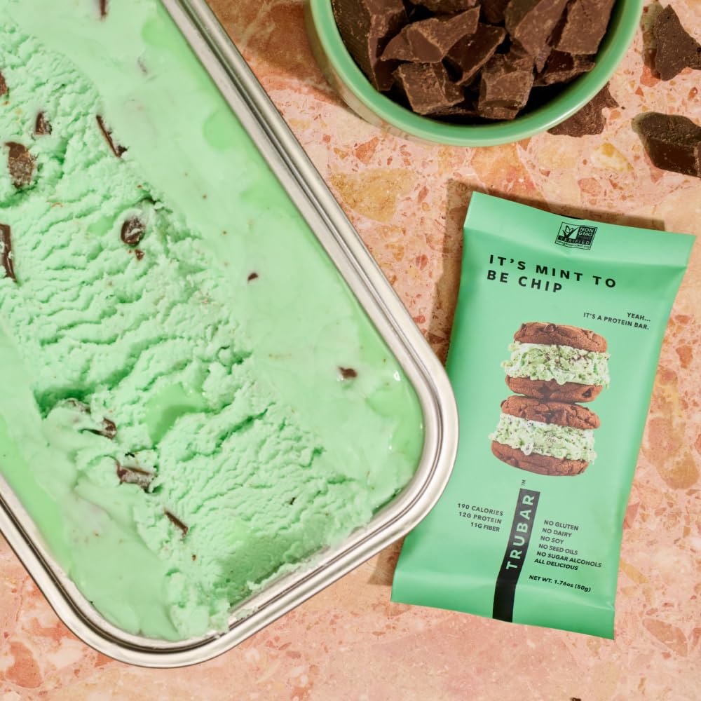 TRUBAR rica en fibra y proteína vegetal para saciar entre comidas.
