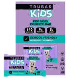 Barra TRUBAR Kids Pop Goes Confetti en envase, libre de gluten para la lonchera