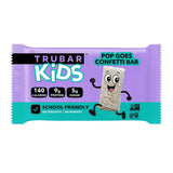 Barra TRUBAR Kids Pop Goes Confetti: textura suave y masticable con confeti colorido