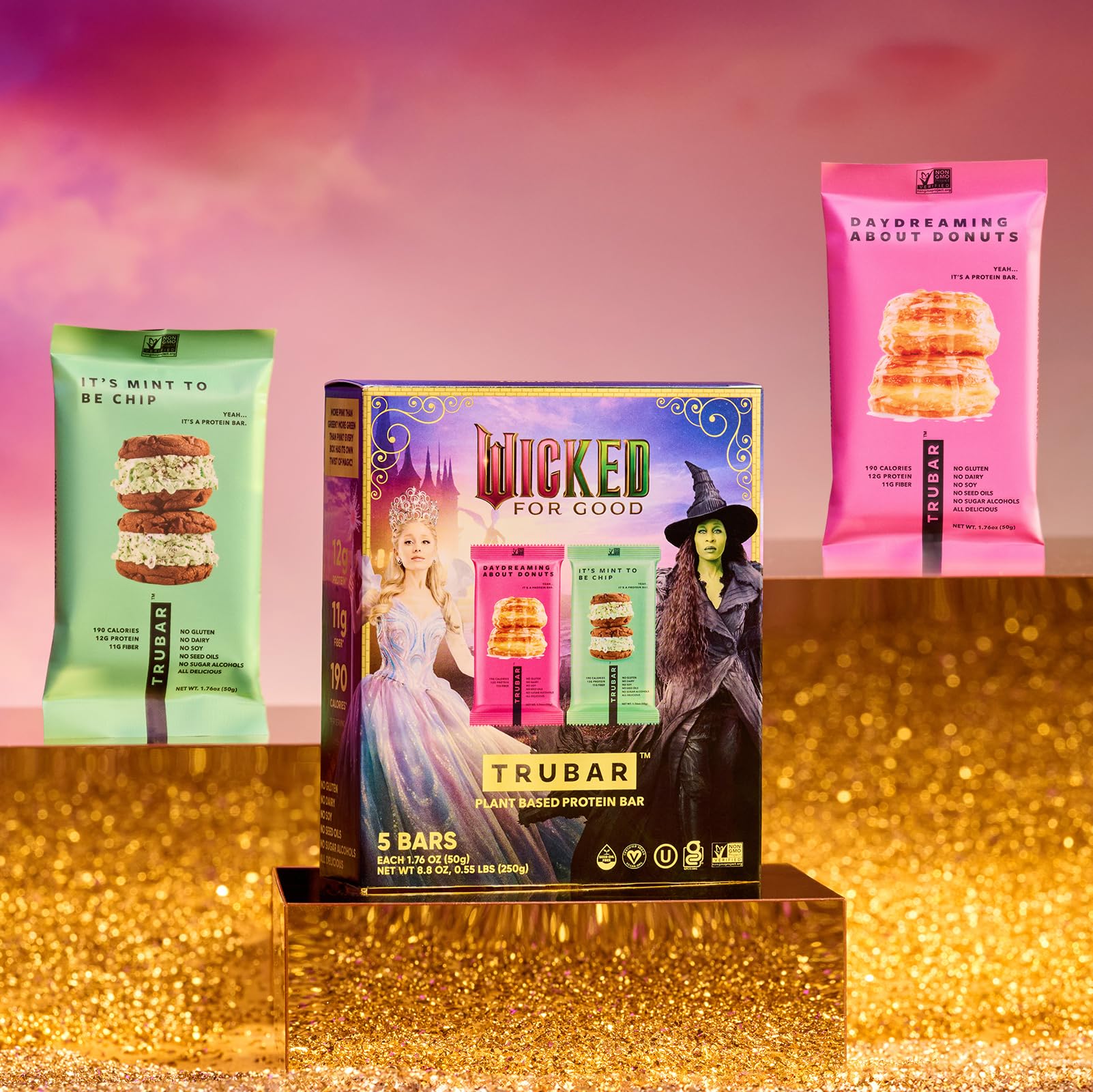 TRUBAR Wicked detalle ingredientes principales: almendras y cassava.