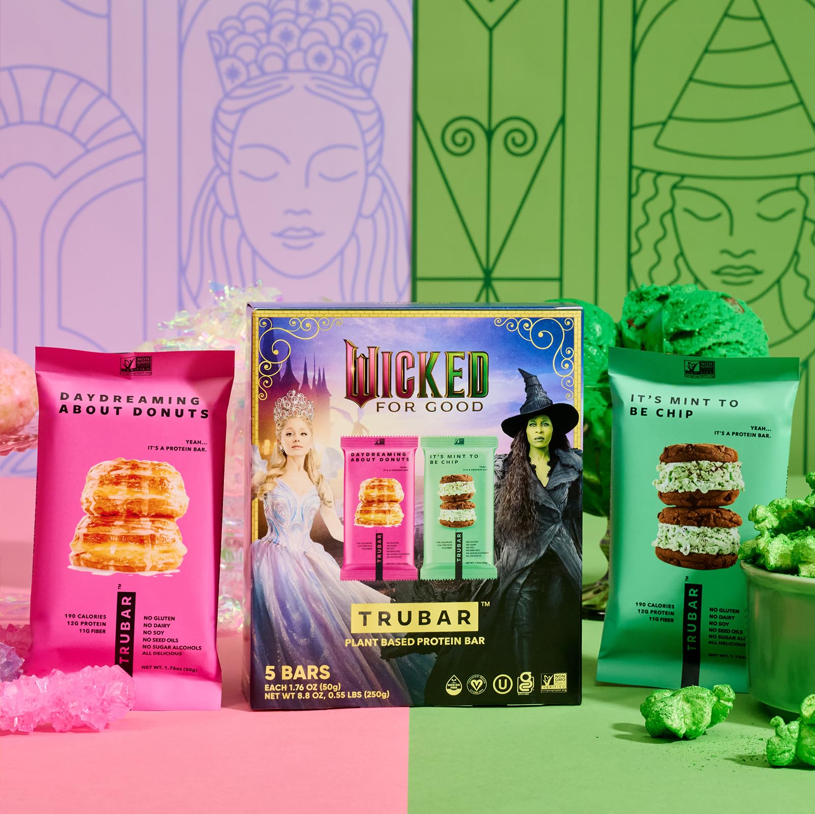 TRUBAR Wicked barra textura densa ideal como snack post entrenamiento.