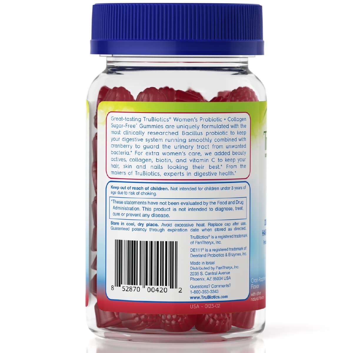 Combinación de TruBiotics con colágeno, biotina y vitamina C para cabello y uñas