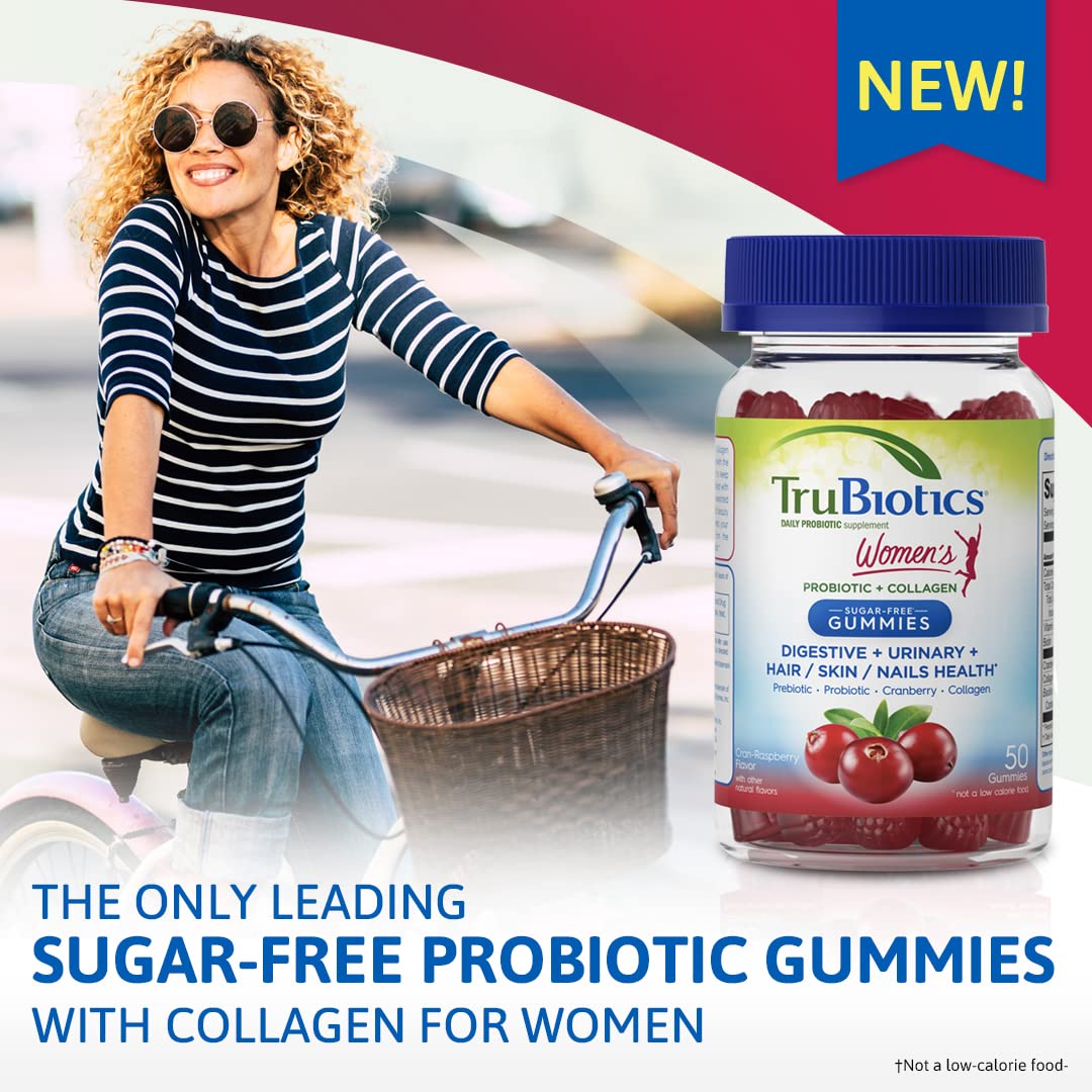 Sabor frambuesa-arándano de TruBiotics gomitas probióticas