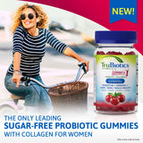 Sabor frambuesa-arándano de TruBiotics gomitas probióticas