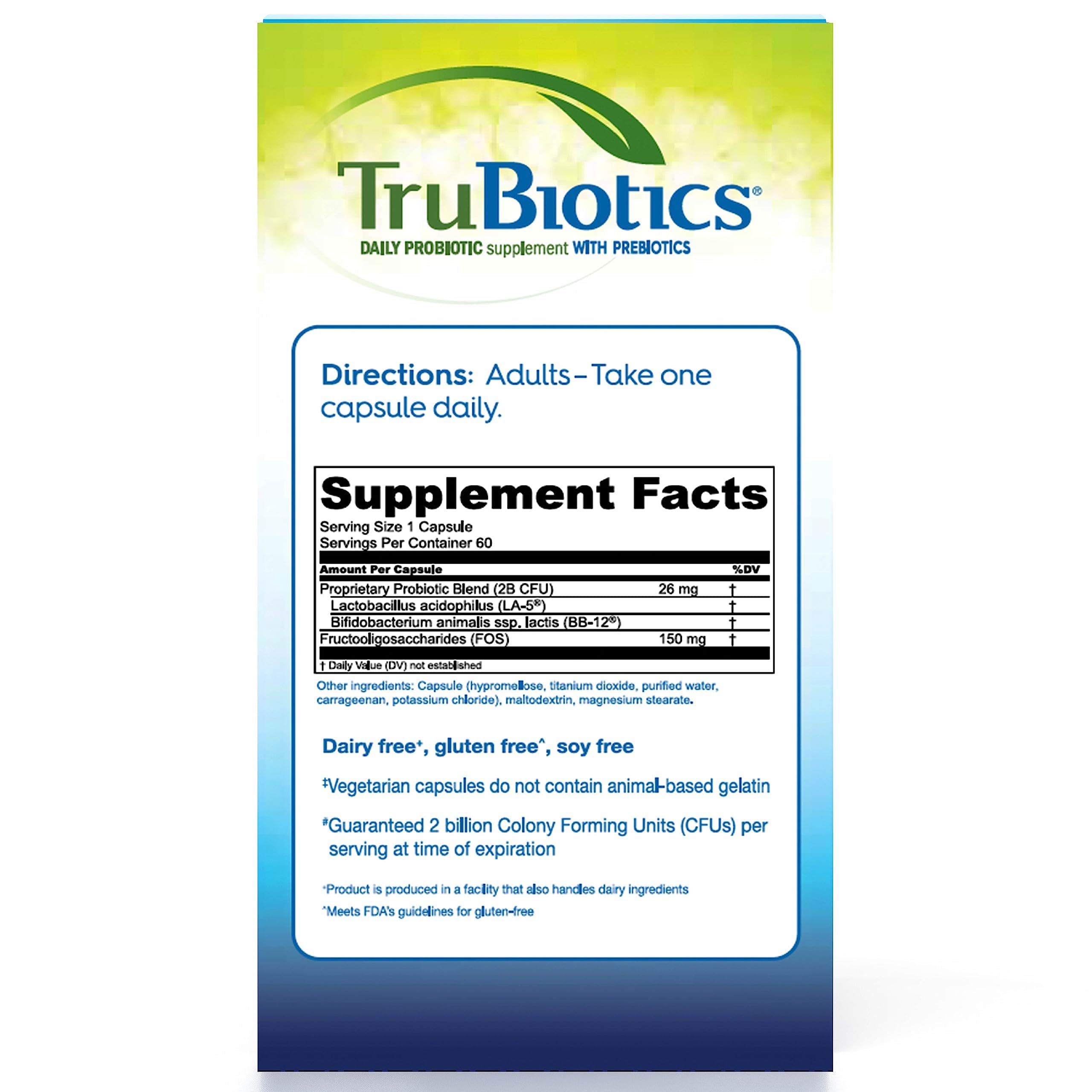 TruBiotics: uso diario para apoyo digestivo y bienestar