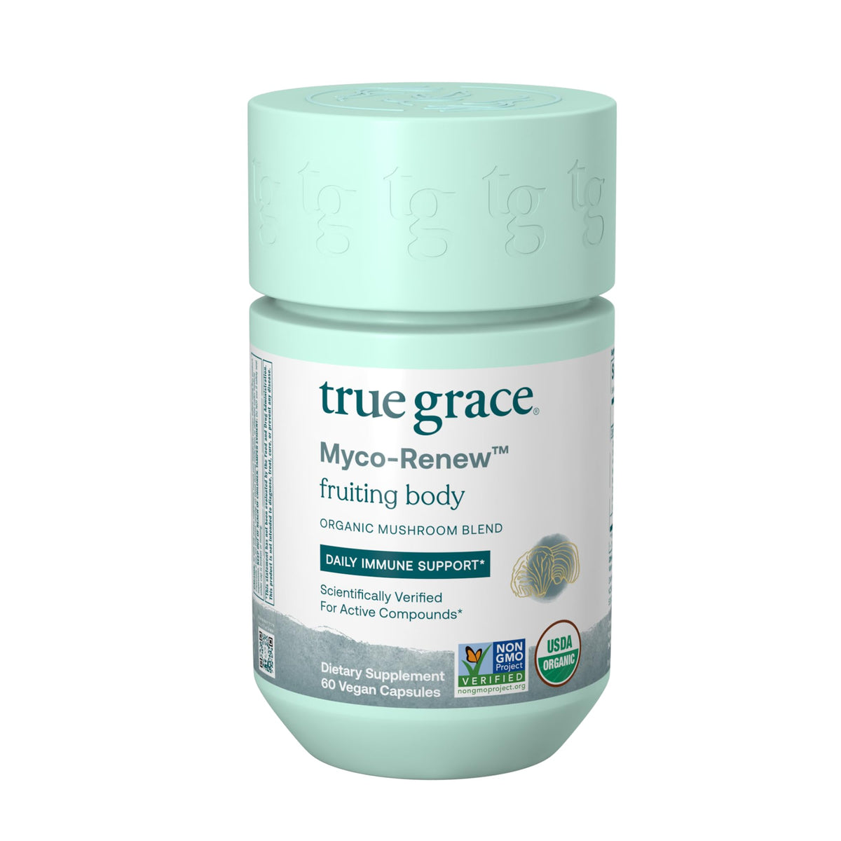 True Grace botella de cápsulas para uso diario, conveniencia y confort