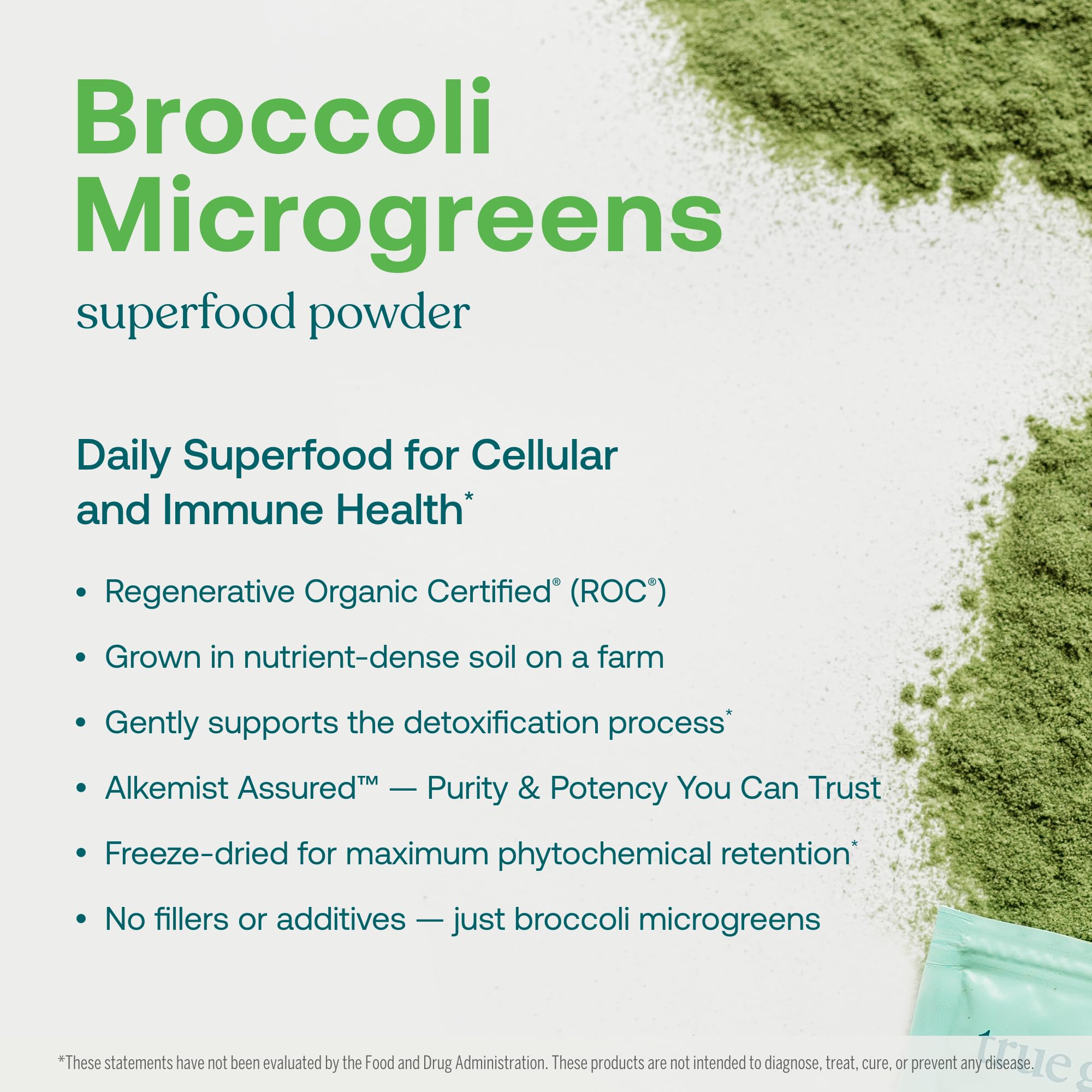 True Grace Broccoli Microgreens cultivo en suelo mejora la absorción de nutrientes