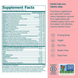 True Grace Daily Multivitamin 50+ en tabletas: dosis diaria fácil de tragar.