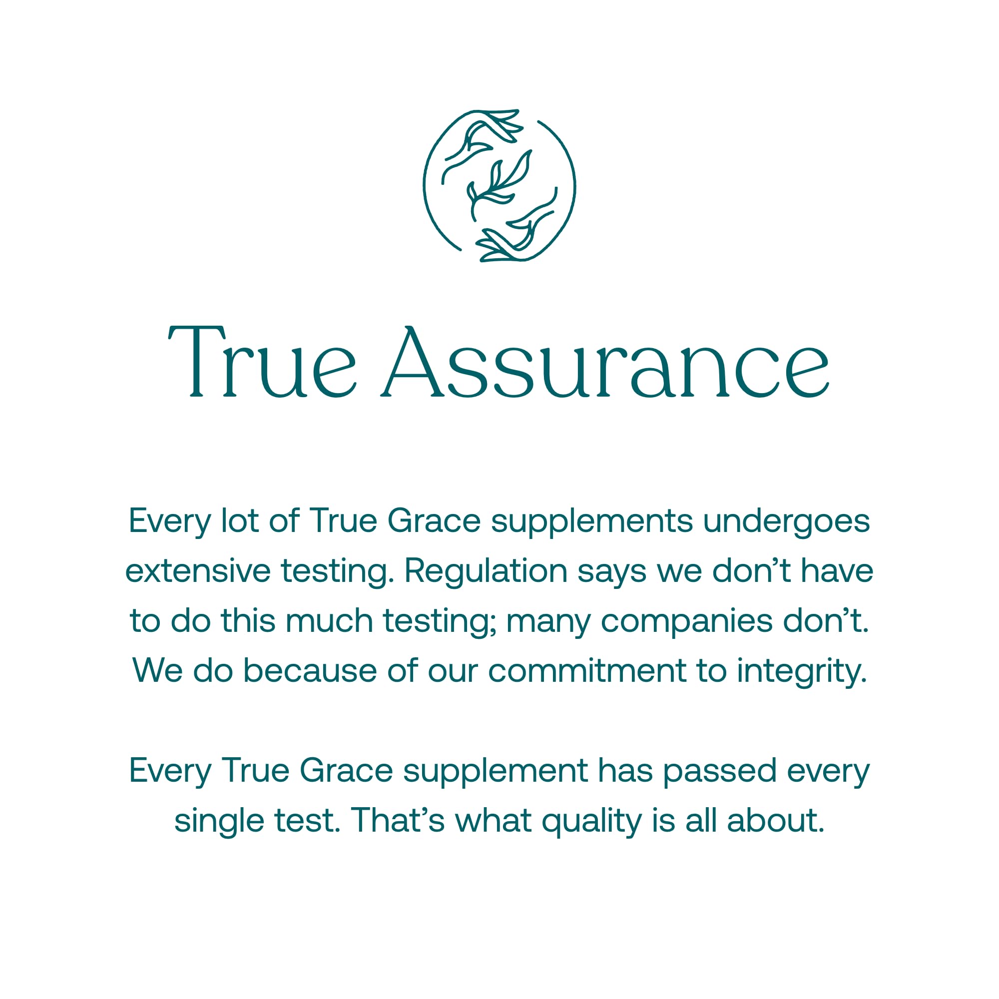 Dosis de cápsula en mano con True Grace, lista para incorporar
