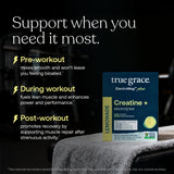 True Grace ElectroMag bebida preparada en vaso, lista para beber.