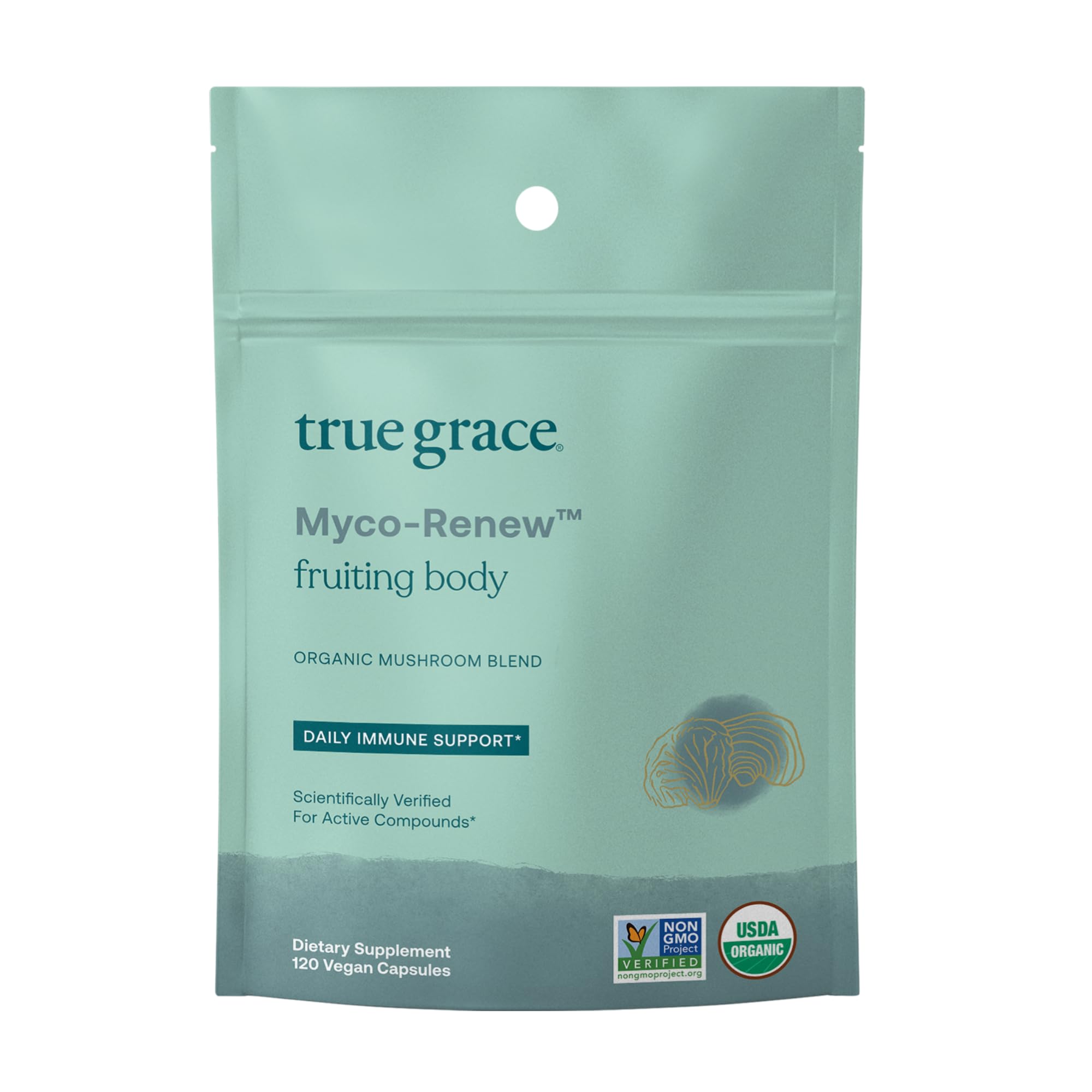 True Grace hongo-renovacion-capsulas: apoyo diario para vitalidad y claridad.