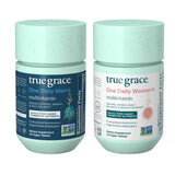 True Grace multivitamínico diario hombre en botella, apoyo a la energía diaria