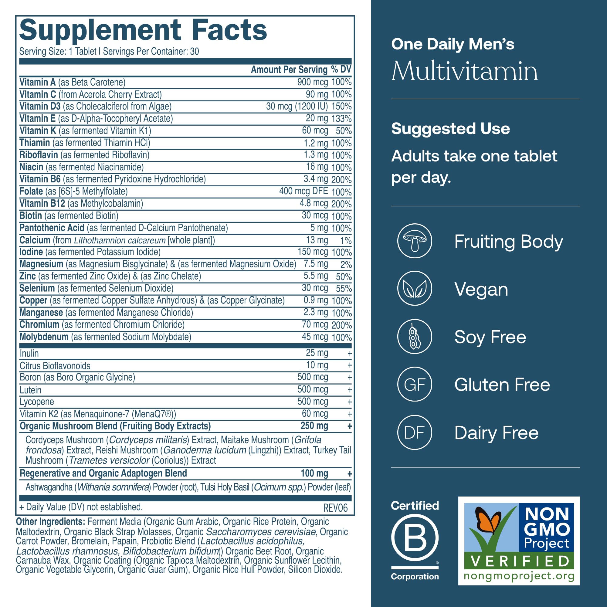 True Grace multivitamínico diario mujer en botella, complemento nutricional para ella