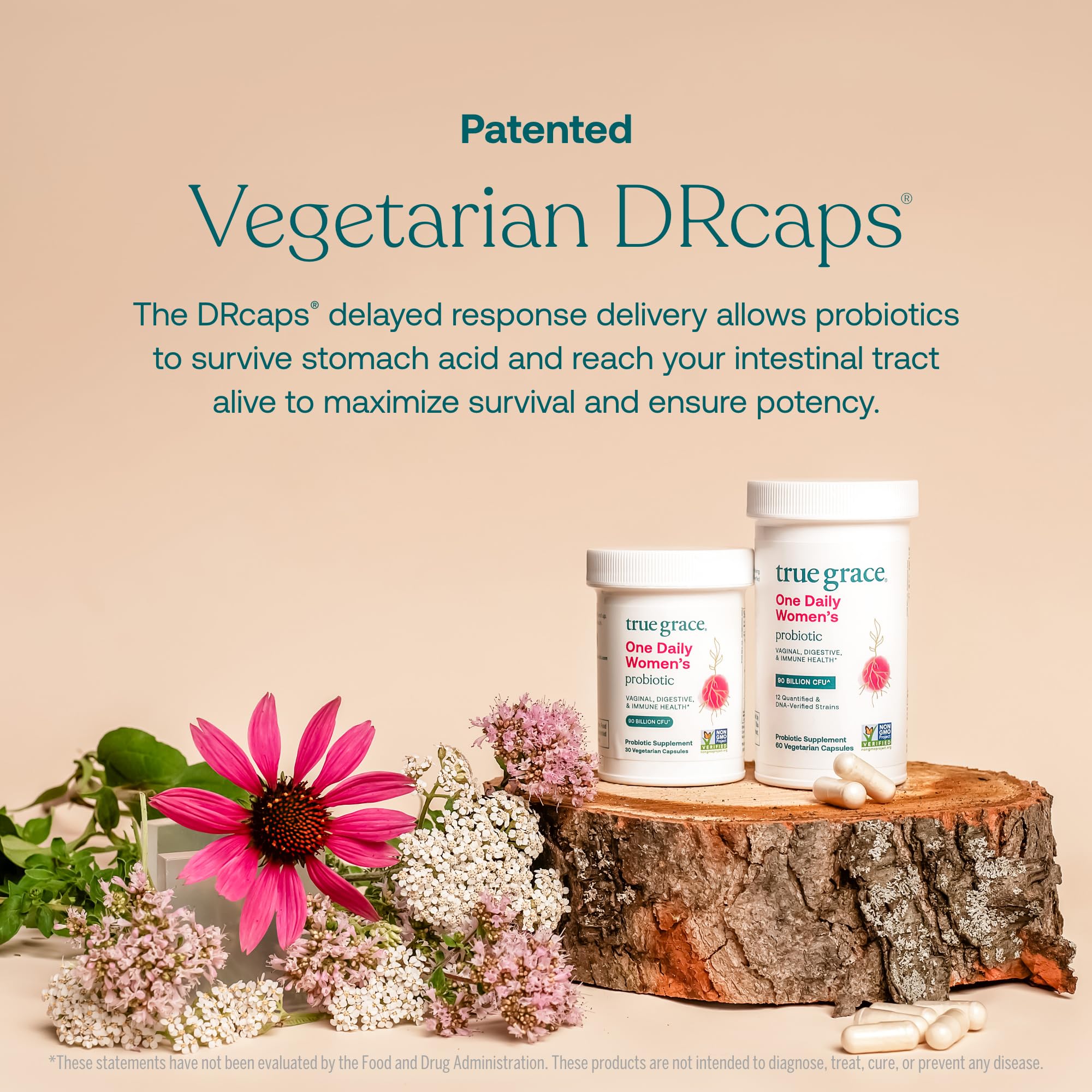 True Grace One Daily Capsulas Proteccion Estomago: llegan vivas al intestino.