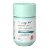 True Grace Prenatal DHA: botella con cápsulas para apoyo al desarrollo del bebé.