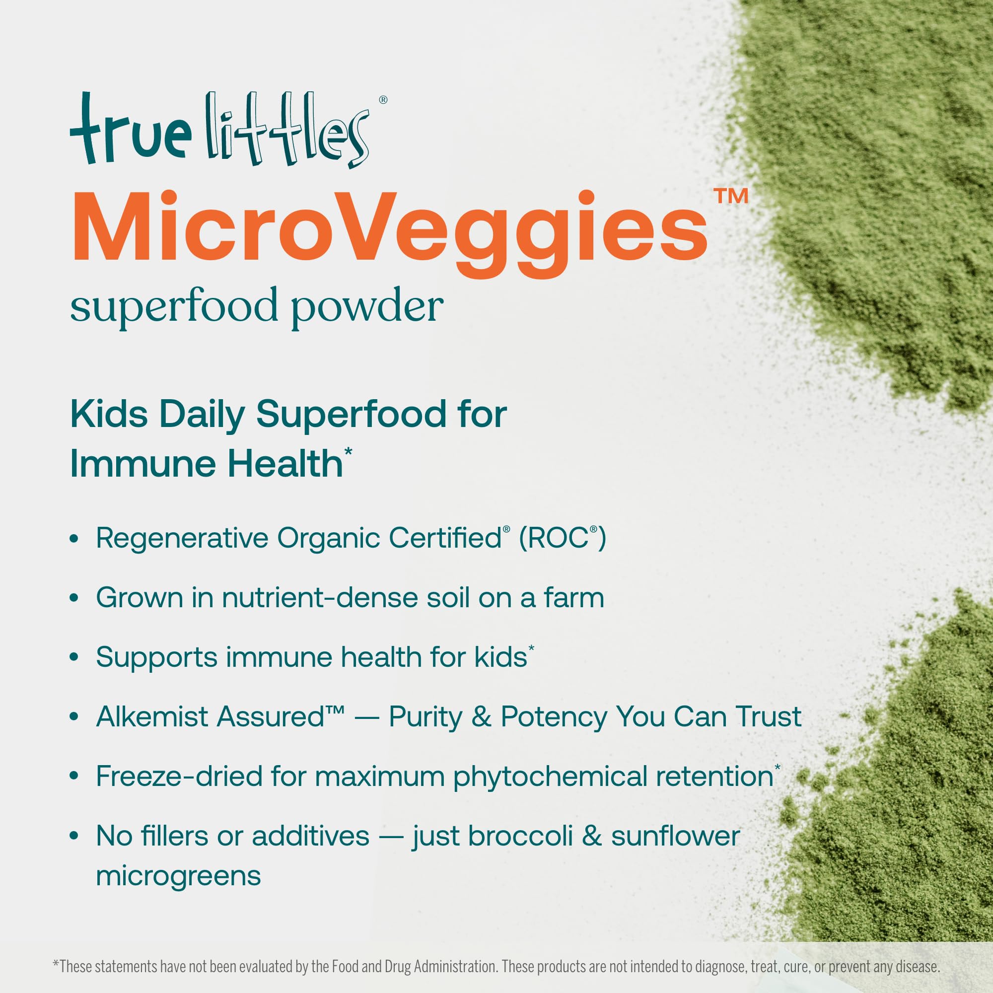 Cuchara medidora de True Littles MicroVeggies para dosis precisas
