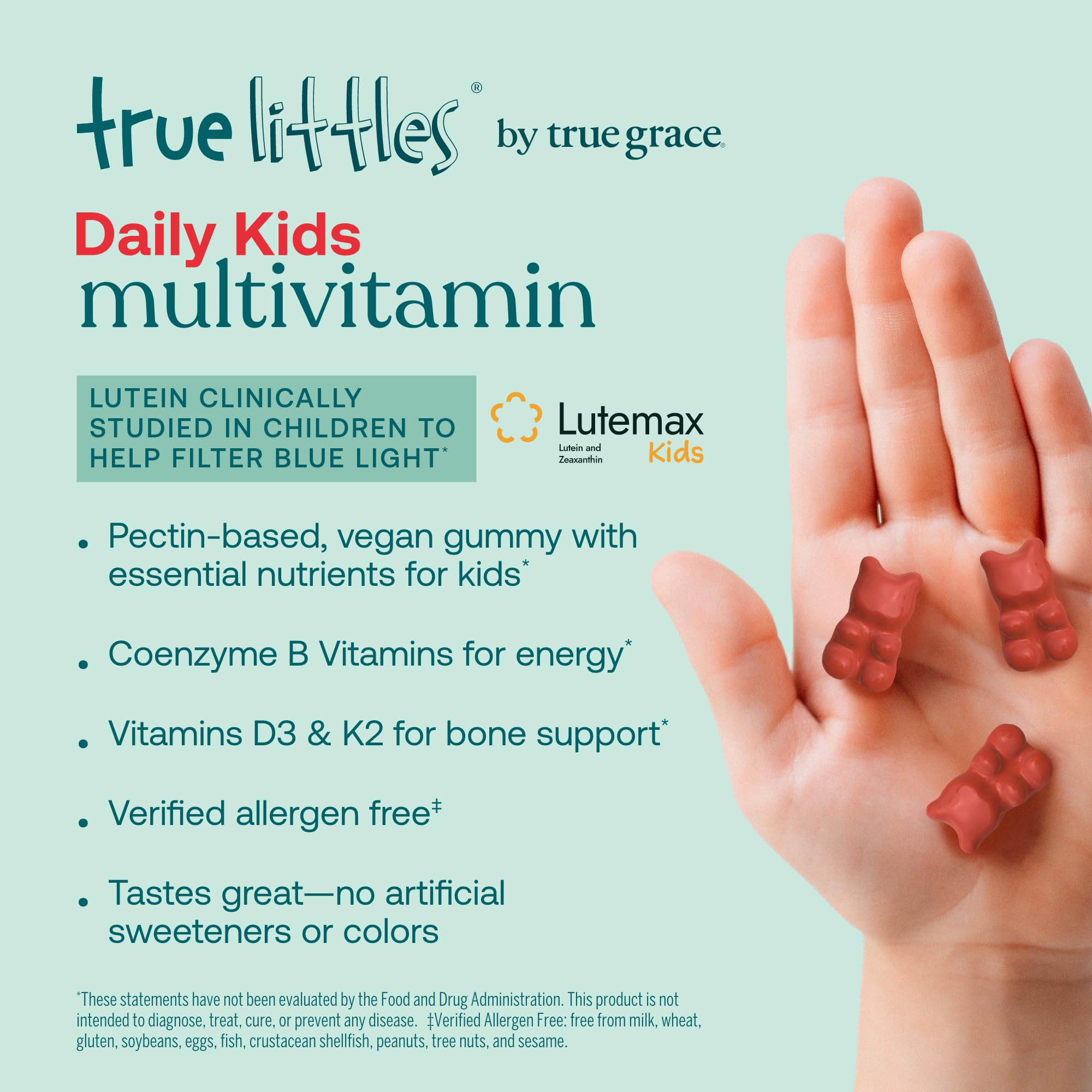 Sabor a fruta natural de True Grace True Littles.