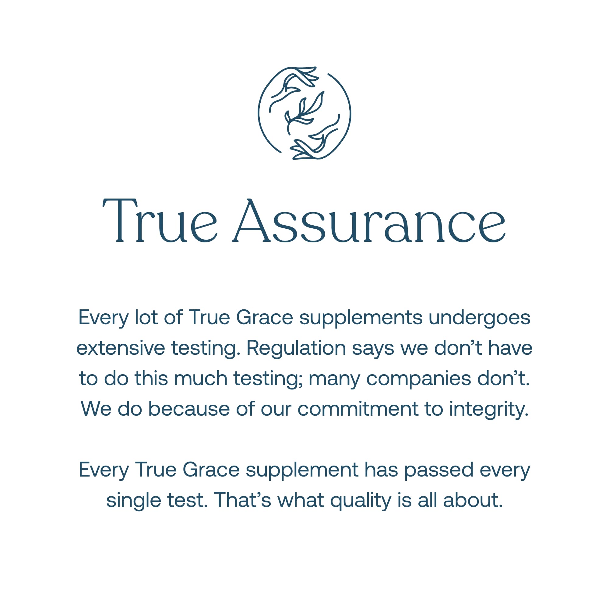 Vitamina D3 150% DV de True Grace, apoyo para huesos e inmunidad.