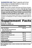 True Health Ultimate Colon Care en etiqueta, ingredientes clave para apoyar la digestión saludable