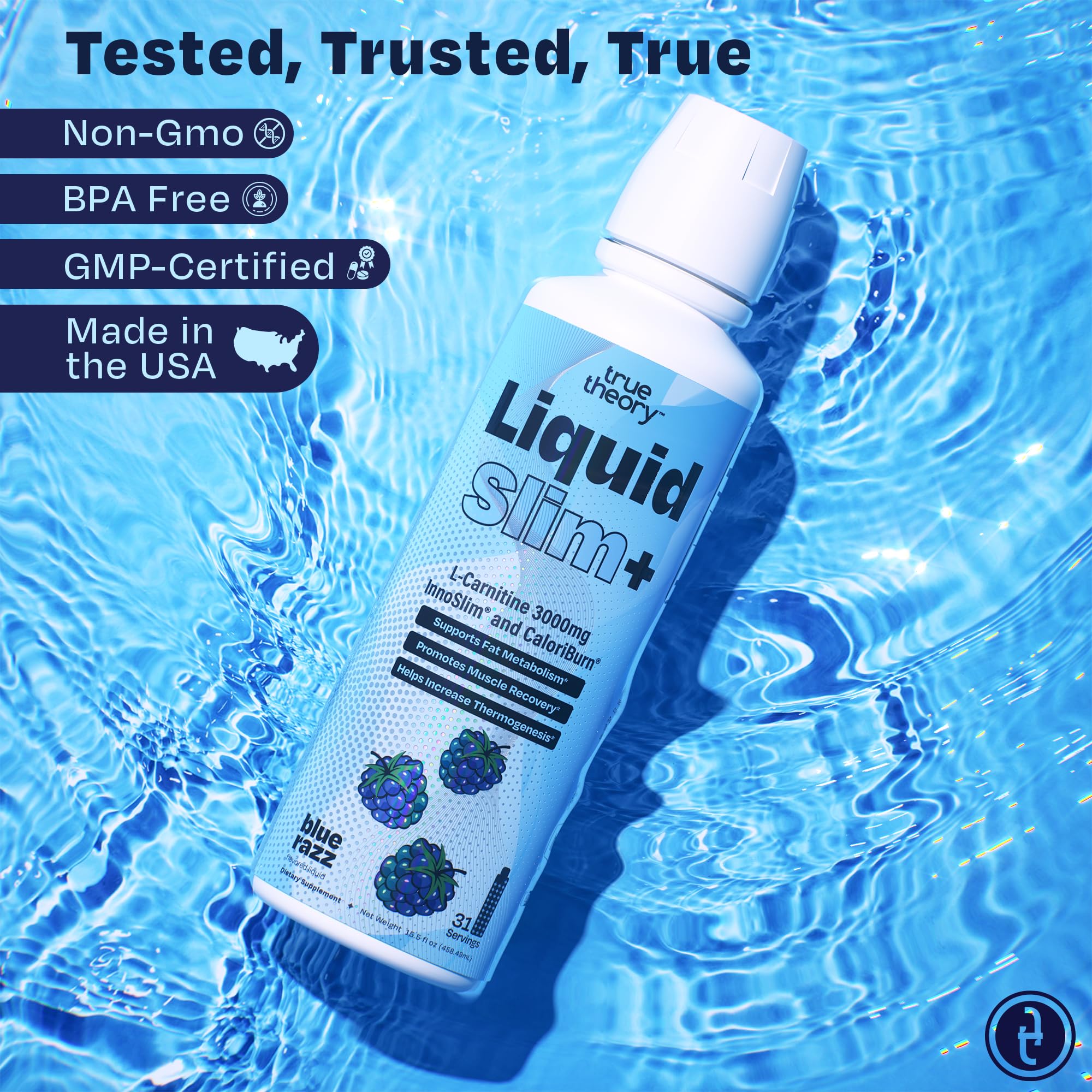 True Theory Liquido Slim: práctico para combinar con otros suplementos, sin nervios ni picos