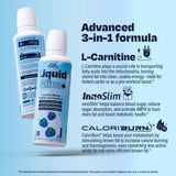 True Theory Liquido Slim: etiqueta destaca CaloriBurn GP e InnoSlim en la fórmula