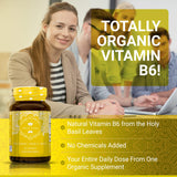 True Veda Albahaca Santa etiqueta orgánica comunica pureza y calidad certificada.