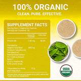 True Veda Albahaca Santa ingredientes orgánicos resaltan en la etiqueta por transparencia.