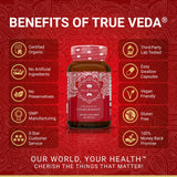 Extracto de granada orgánico True Veda en polvo, fuente de antioxidantes naturales