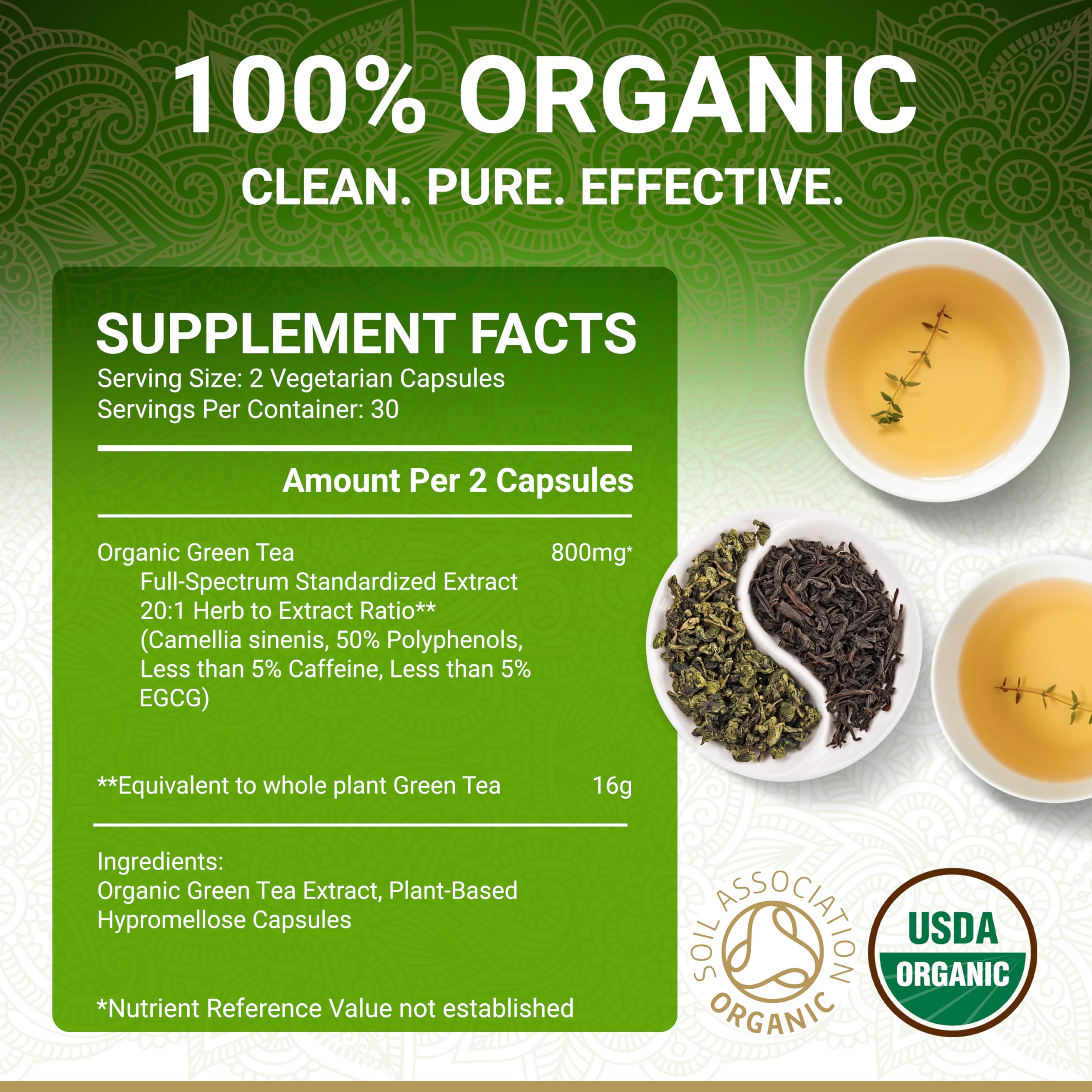 True Veda Green Tea Extract envase ético y familiar para toda la familia