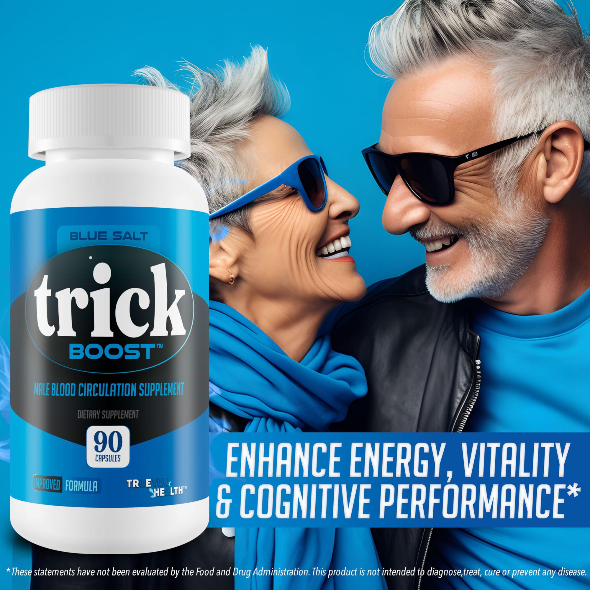 True You Health Blue Salt Trick Boost ritual diario en mesa de desayuno