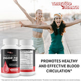 Toma diaria de Blood Flow Vigor Fix Pro para apoyo general.