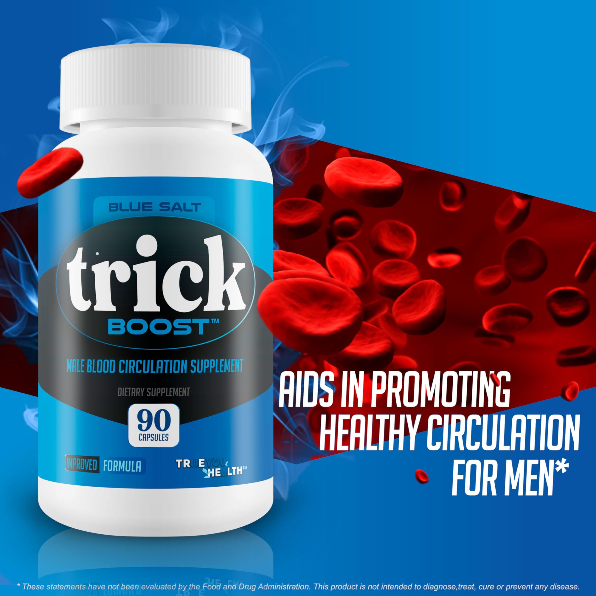 True You Health Sal Azul Truco Impulso apoyo diario de nutricion circulatoria.