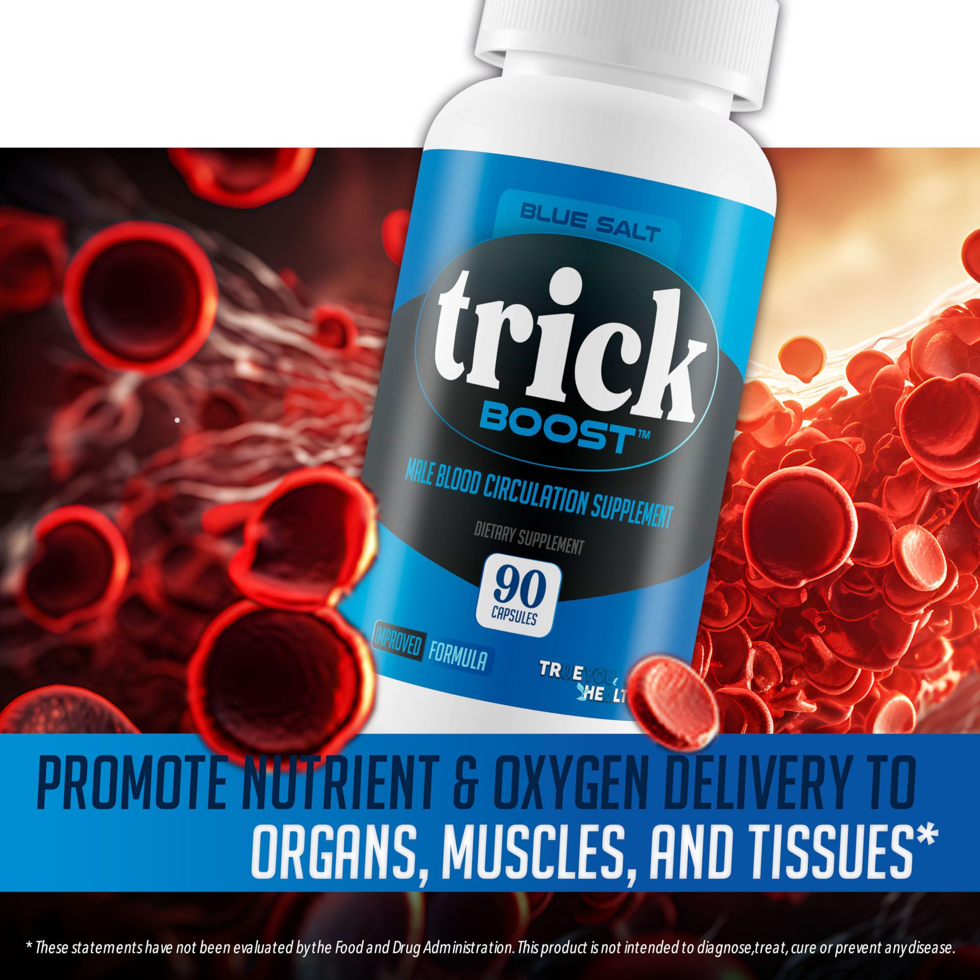 True You Health Sal Azul Truco Impulso beneficios para extremidades.
