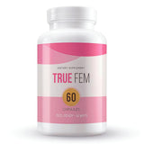 TRUE FEM 13-en-1 cápsulas veganas para equilibrio diario femenino.