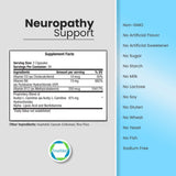 Etiqueta de TRUEMED Neuropatía Support con fórmula vitamínica