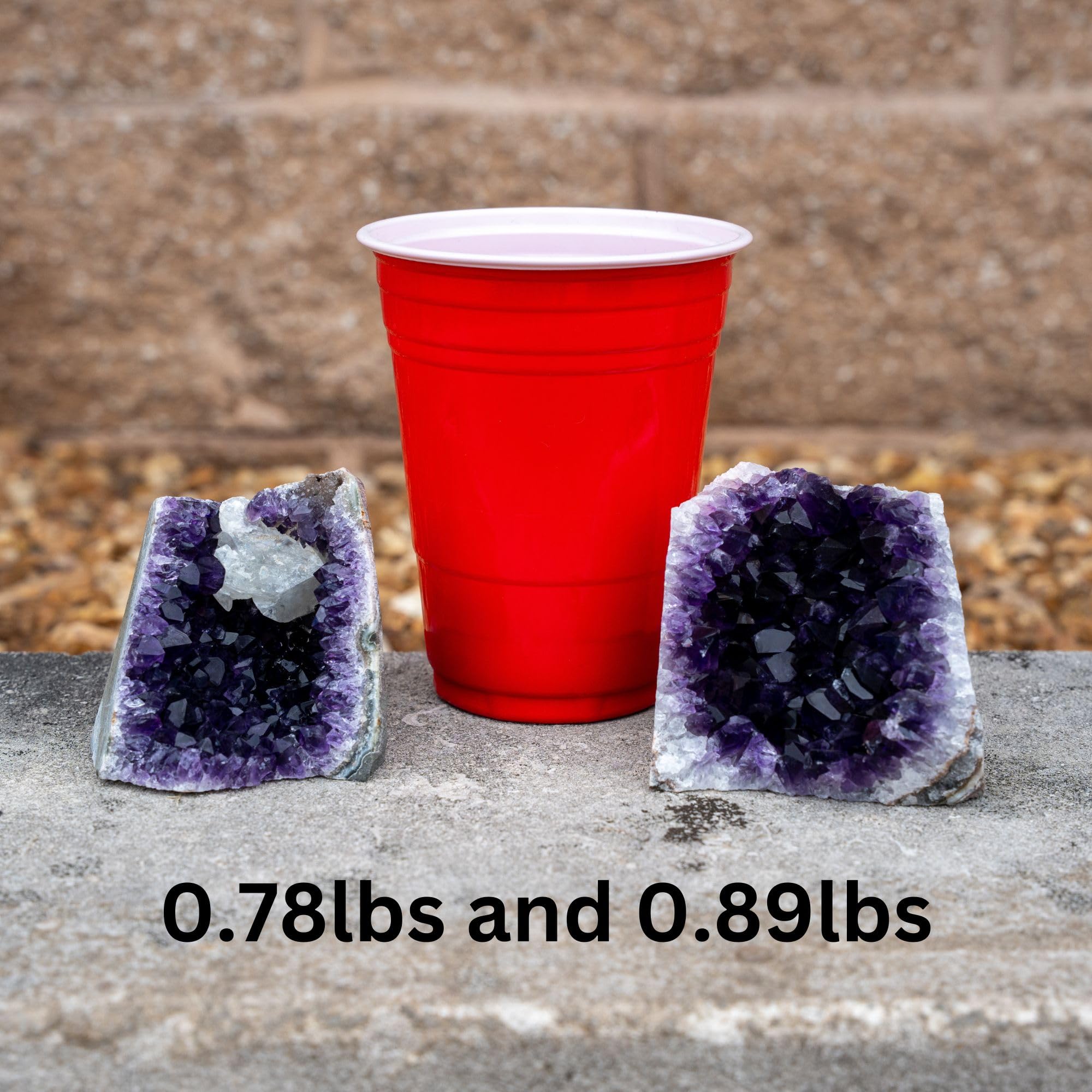 TruEnergy amatista geoda oscura, regalo perfecto para amantes de minerales.