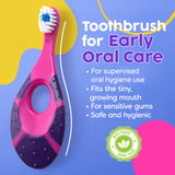 Trueocity set-cepillos-dientes-bebe-fibras-suaves, cepillado suave para encías sensibles.